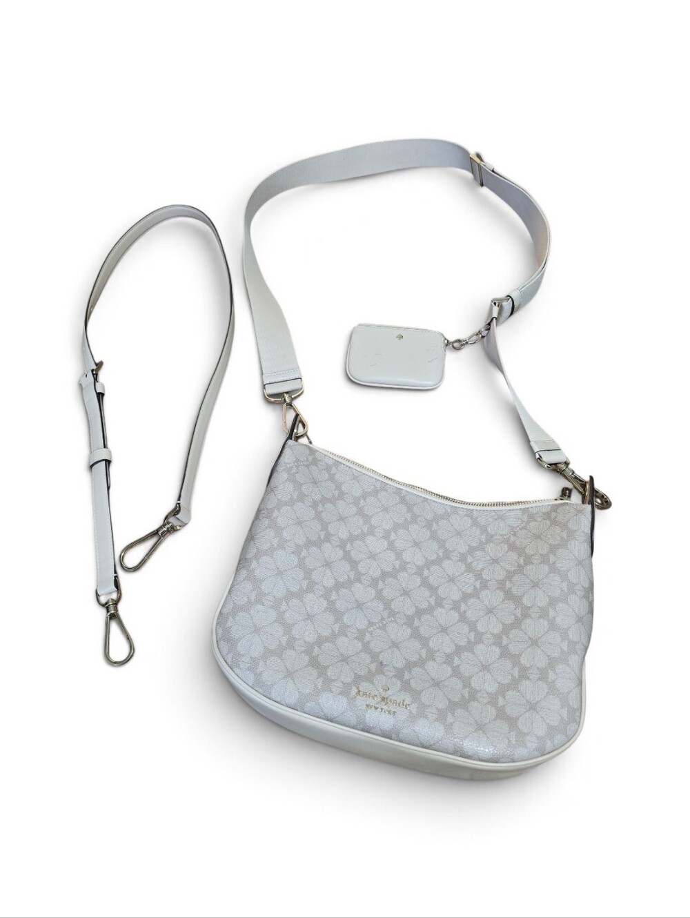 kate spade Rosie White Floral Pattern Crossbody Bag